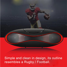 Load image into Gallery viewer, Wireless bluetooth Colorful LED Rugby Design Hands Free Portable Stereo Speaker