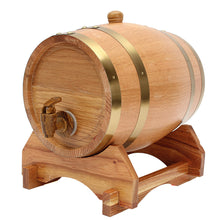 Load image into Gallery viewer, 5L Wooden Barrel with Spigot for Whisky Wine Liquor Homebrew