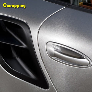 1.52*20m Car Styling Silvet Matt Brushed Aluminum Car Wrap Vinyl Film Sheet Motorcycle Automobiles Car Stickers Decal