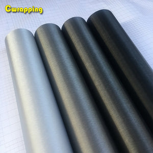 1.52*3m/5m/10m/20m  Car Styling Matt Brushed Aluminum Car Wrap Vinyl Film Sheet Motorcycle Automobiles Car Stickers Decal