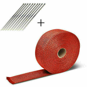 1 Piece Exhaust Pipe Bandage Car Motorcycle Thermal Wrap Insulation Cotton Tape Automobiles Exhaust Manifolds