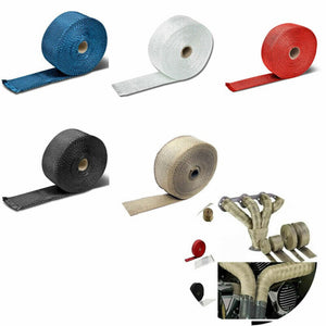 1 Piece Exhaust Pipe Bandage Car Motorcycle Thermal Wrap Insulation Cotton Tape Automobiles Exhaust Manifolds