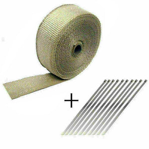 1 Piece Exhaust Pipe Bandage Car Motorcycle Thermal Wrap Insulation Cotton Tape Automobiles Exhaust Manifolds