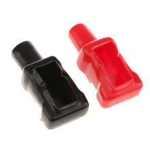 Load image into Gallery viewer, 1 Set Soft Plastic Battery Terminal Boots Insulating Protector Cover for Electronics Automobile Motorcycle Red /Black