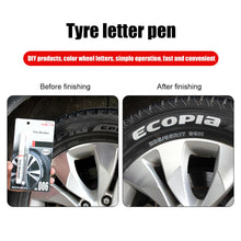 Load image into Gallery viewer, 1 Set of White Permanent Tire Marking Pen for Automobile Tire and Motorcycle Tire