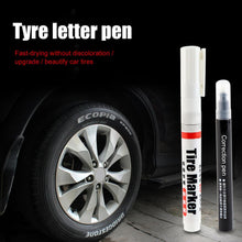 Load image into Gallery viewer, 1 Set of White Permanent Tire Marking Pen for Automobile Tire and Motorcycle Tire