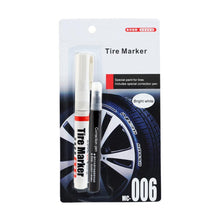 Load image into Gallery viewer, 1 Set of White Permanent Tire Marking Pen for Automobile Tire and Motorcycle Tire