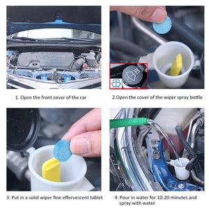 10/20Pcs Washing Machine Cleaning Effervescent Tablet Washer Cleaner Descaler DeepL Automobiles Motorcycles Windshield Cleaner