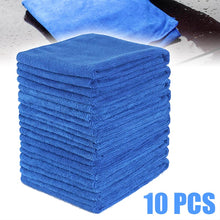 Load image into Gallery viewer, 10 PCS 30x30cm Microfiber Car Cleaning Towel Automobile Motorcycle Washing Glass Household Cleaning Small Towel