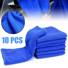 Load image into Gallery viewer, 10 PCS 30x30cm Microfiber Car Cleaning Towel Automobile Motorcycle Washing Glass Household Cleaning Small Towel