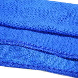 10 PCS 30x30cm Microfiber Car Cleaning Towel Automobile Motorcycle Washing Glass Household Cleaning Small Towel