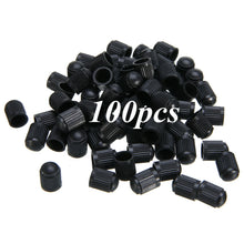 Load image into Gallery viewer, 100Pcs/Set Automobile Car Wheel Tire Valve Stem Cap Dust Cover For Truck Motorcycle Bike Air Plastic Nozzle Caps Black