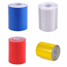 Load image into Gallery viewer, 100cm/300cm Self-Adhesive Glow Tape Car Sticker Warning Tape Automobile Motorcycle Decal Bicycle DIY Decoration Reflective Strip