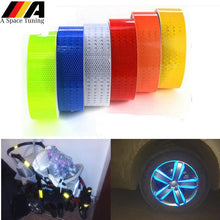Load image into Gallery viewer, 100cm/300cm Self-Adhesive Glow Tape Car Sticker Warning Tape Automobile Motorcycle Decal Bicycle DIY Decoration Reflective Strip