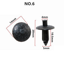 Load image into Gallery viewer, 10PCS Automobile motorcycle plastic fastener rivet clip for Kawasaki Suzuki Yamaha sports car shell cover sticker screw buckle