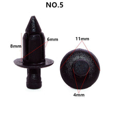 Load image into Gallery viewer, 10PCS Automobile motorcycle plastic fastener rivet clip for Kawasaki Suzuki Yamaha sports car shell cover sticker screw buckle