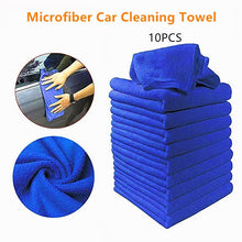 Load image into Gallery viewer, 10PCS Microfiber Car Cleaning Towel Household Cleaning Small Towel Windshield Cloth Automobile Motorcycle Washing Glass Towel