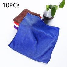 Load image into Gallery viewer, 10PCS Microfiber Car Cleaning Towel Household Cleaning Small Towel Windshield Cloth Automobile Motorcycle Washing Glass Towel