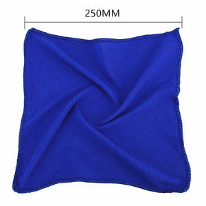 10PCS Microfiber Car Cleaning Towel Household Cleaning Small Towel Windshield Cloth Automobile Motorcycle Washing Glass Towel