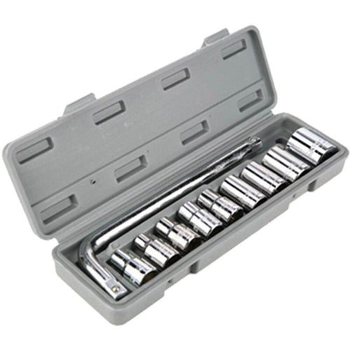 10PCS/Set 8-24mm Precision Socket Wrench Set Screwdriver Sleeve Hand Tool Repair Automobile Motorcycle Professional Tool Box Set