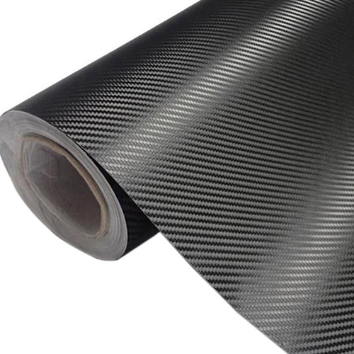 10cmx127cm 3D Carbon Fiber Vinyl Car Wrap Sheet Roll Film Car stickers and Decals Motorcycle Car Styling Accessories Automobiles