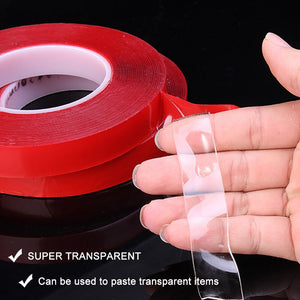 10mmX 3m Car Stickers Double Side Tape Adhesive Glue Transparent For Home Motorcycle Double-sided Tapes Automobile Decal Styling