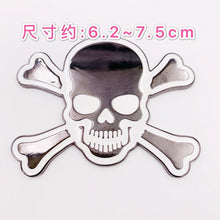 Load image into Gallery viewer, 10pcs  Automobile-Decals skull Stickers 3D Car-Stickers for motorcycles Label Stickers Badge Decal-Access