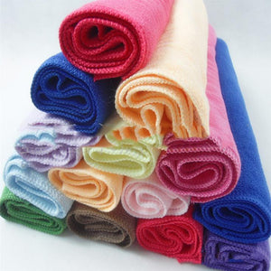 10pcs/lot Microfiber Car Cleaning Towel Automobile Motorcycle Washing Glass Household Cleaning Small Towel