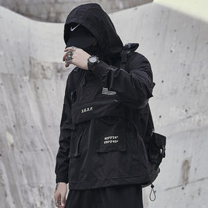 11 BYBB'S DARK Dark Cargo Jackets Coats Streetwear Tactical Function Pullover Harajuku Multi-pocket Hoody Windbreaker Coats