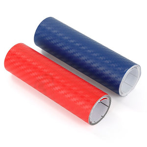 127*10cm3D Carbon Fiber Vinyl Car Wrap Sheet Roll Film Car stickers and Decals Motorcycle Car Styling Accessories Automobiles