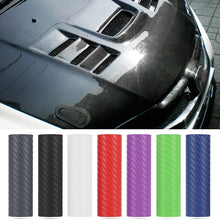 Load image into Gallery viewer, 127*10cm3D Carbon Fiber Vinyl Car Wrap Sheet Roll Film Car stickers and Decals Motorcycle Car Styling Accessories Automobiles