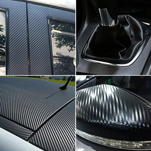 127cm*20cm 3D Carbon Fiber Car Sticker Vinyl Film Waterproof Car Wrap Decals for Motorcycle Auto Car Styling Automobile