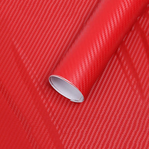 127x30CM 3D Carbon Fiber Vinyl Car Wrap Sheet Roll Film Car Stickers And Decals Motorcycle Car Styling Accessories Automobiles