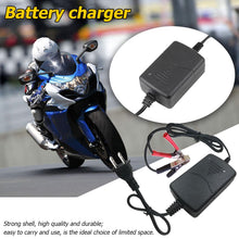 Load image into Gallery viewer, 12V 1A Battery Trickle Charger Maintainer for Car Motorcycle RV Truck ATV US Automobile Exterior Repair Components