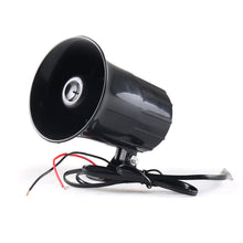 Load image into Gallery viewer, 12V 50W 120dB 6 Sound Car Warning Alarm Loud Speaker Siren Air Horn Loudspeaker with MIC Microphone for Automobile Motorcycle