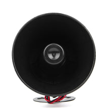 Load image into Gallery viewer, 12V 50W 125 dB 7-tone alarm horn with microphone for automobiles and motorcycles  mopeds fire car ambulance and other 12V cars