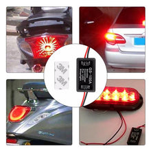 Load image into Gallery viewer, 12V Waterproof Intelligent Flasher Module For LED Brake Light Tail Stop Light Fit Automobiles Motorcycles Electric Bicycles