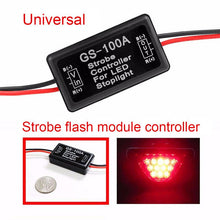 Load image into Gallery viewer, 12V Waterproof Intelligent Flasher Module For LED Brake Light Tail Stop Light Fit Automobiles Motorcycles Electric Bicycles