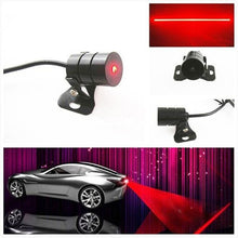 Load image into Gallery viewer, 12W 12 V Automobile Motorcycle Laser Lamp Haze Prevention Rear End Warning Lamp ABS Car Tail Lamp Brake Light 6 Patterns