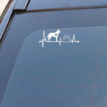 Load image into Gallery viewer, 15.1CM*6.9CM Belgian Malinois Heartbeat Lifeline Paw Vinyl  Decal Car Sticker for Auto Automobiles Motorcycles for BMW Toyota