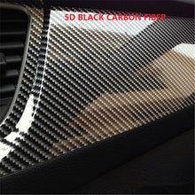 Load image into Gallery viewer, 152CM 4D 5D Carbon Fiber Vinyl Car Wrap Sheet Roll Film Car stickers and Decals Motorcycle Car Styling Accessories Automobiles