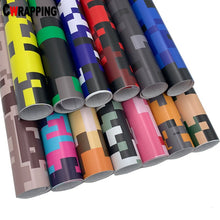 Load image into Gallery viewer, 18 Colors PVC Self-adhesive Digital Camouflage Army Military Camo Vinyl Wrap Car Sticker Automobiles Scooter Motorcycle Decal