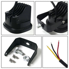 Load image into Gallery viewer, 1PC 12-30V Universal Automobile Motorcycle LED Work Light Headlamp Spotlight 3 Rows Of 20 Lights 60W Spot Car LED Work Light Bar