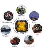 Load image into Gallery viewer, 1PC 12-30V Universal Automobile Motorcycle LED Work Light Headlamp Spotlight 3 Rows Of 20 Lights 60W Spot Car LED Work Light Bar