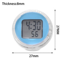 Load image into Gallery viewer, 1PC Waterproof Car Motorcycle Digital Clock Watch Stick-On Motorbike With Stopwatch Automobiles Interior Accessories