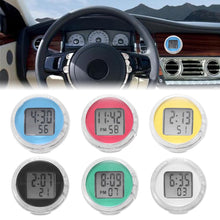 Load image into Gallery viewer, 1PC Waterproof Car Motorcycle Digital Clock Watch Stick-On Motorbike With Stopwatch Automobiles Interior Accessories