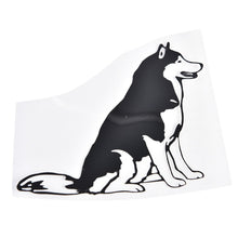 Load image into Gallery viewer, 1PCS SIBERIAN HUSKY car stickers 12CM*12CM black white car styling decal accessories covers wall windows automobiles motorcycle
