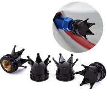 Load image into Gallery viewer, 1pcs Universal Car Motorcycle Tire Valve Cap Dustproof Gold Crown Standard Tyre Wheel Stem Air Valve Caps Car Tire Accessories
