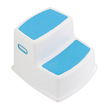 Load image into Gallery viewer, 2 Step Stool for Kids Toddler Stool for Toilet Potty Training Slip Bathroom Kitchen 669