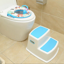 Load image into Gallery viewer, 2 Step Stool for Kids Toddler Stool for Toilet Potty Training Slip Bathroom Kitchen 669
